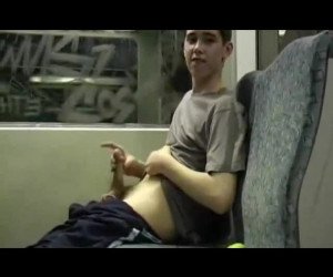 boyfriend films me while I jerked on train FULL