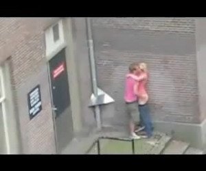 hidden cam catches party goers street sex