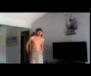 cute twink in towel