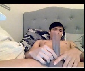 twink jerking off