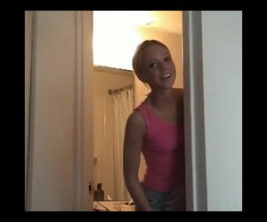 cute blonde amateur rides dick