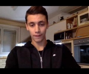 twink jerking off hard masturbating