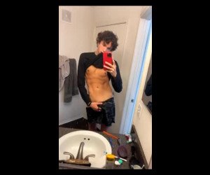 amateur solo twink masturbation
