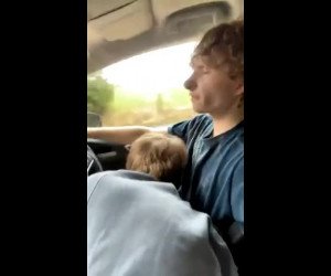 teammate sucking me on way home from practice
