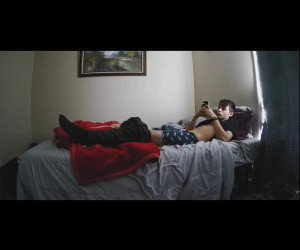 caught my roommate wanking